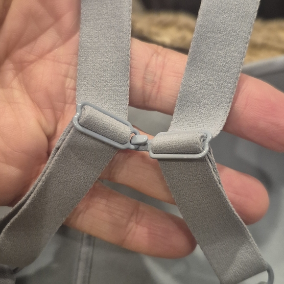 Knix Light Blue Sports Bra One& Onky Scoop Bra Size L - Picture 13 of 16